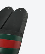 GUCCI - Iconic Green & Red Stripe Slides "72" Slippers - 13