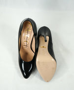 GUCCI - Black Patent Leather Round Toe High Heel Pumps- 7