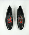 GUCCI - "Brixton" King Snake Horse-Bit Loafers Convertible Back Gold/Black - 10 US