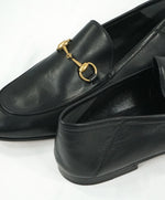 GUCCI - "Brixton" Horse-Bit Loafers Convertible Back Gold/Black - 13 US