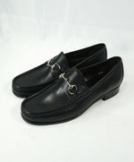 GUCCI - Horse-bit Leather sole Loafers Black Iconic Style - 11