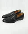 GUCCI - "Broadwick" Black GG Logo Strap Loafers - 14