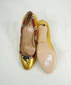 GUCCI - KingSnake Snake Gold Current High Heel Pumps- 7.5