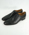 GUCCI - "Drury" Black Slim Silhouette Engraved Heel Oxfords - 9.5