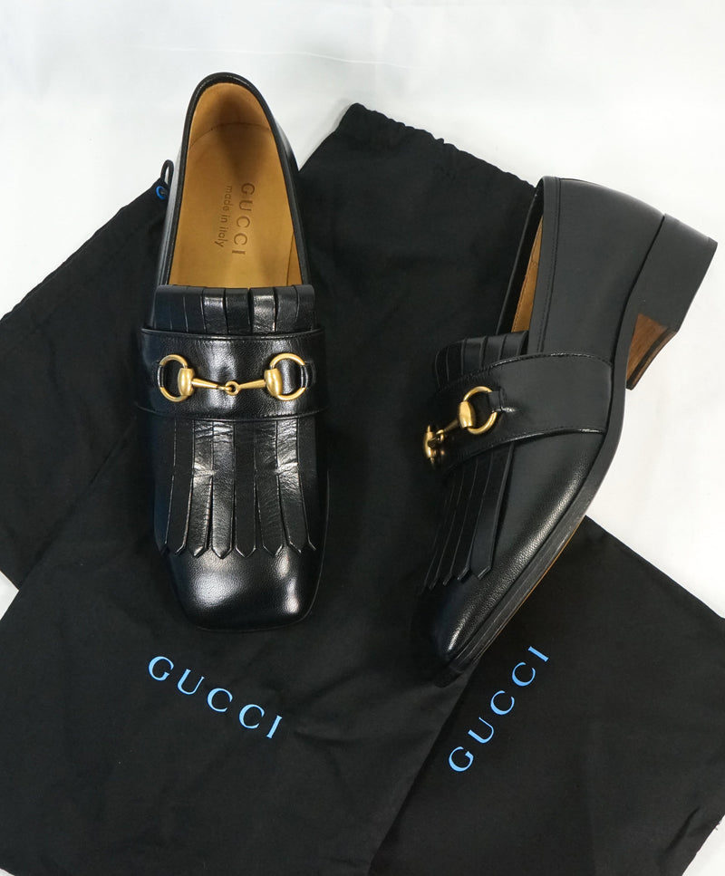 gucci fringe loafers