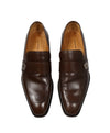 GUCCI - Broadwick Brown GG Logo Loafers - 9