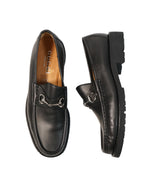 GUCCI - Lug Sole Bit Loafers black - 12