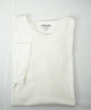 HELMUT LANG - “Rounded Ivory” Crew Neck Tee Cotton - L
