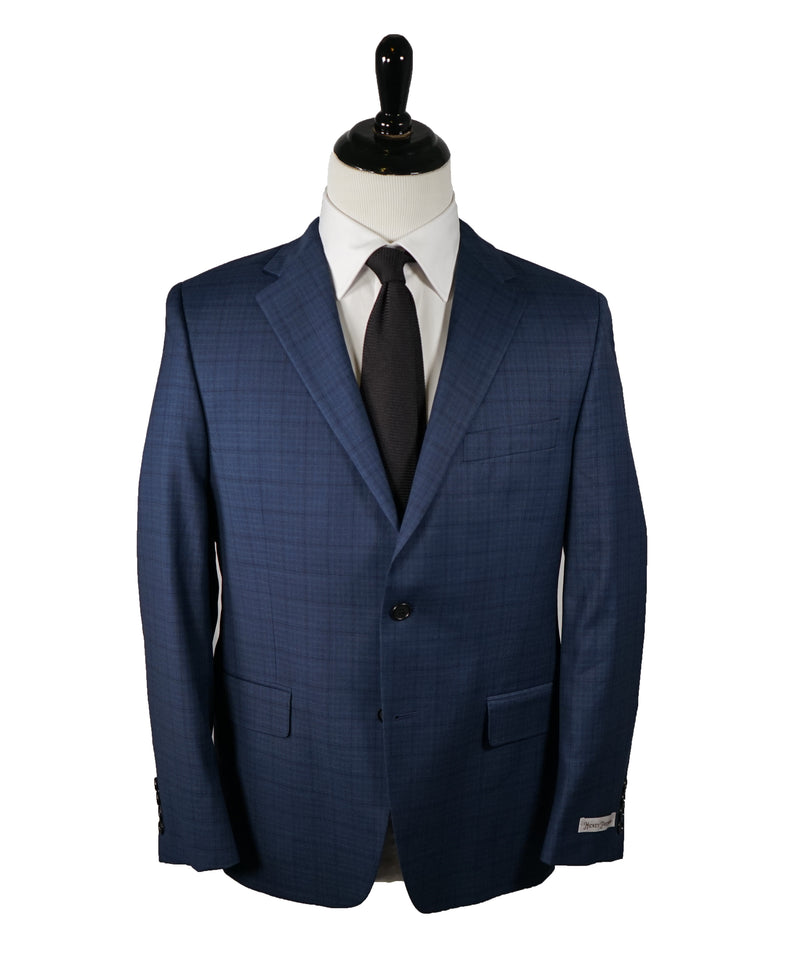 HICKEY FREEMAN - Blue Bold Plaid Wool Suit “Milburn II" - 40S