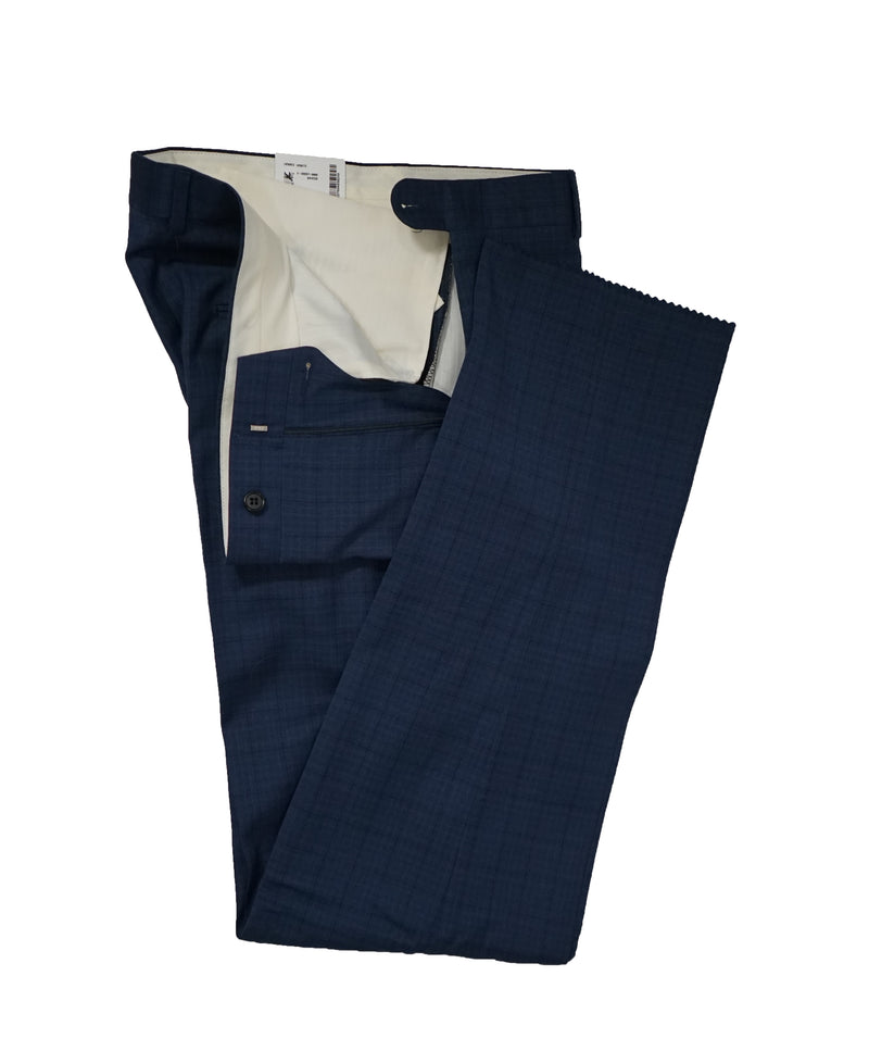 HICKEY FREEMAN - Blue Bold Plaid Wool Suit “Milburn II" - 40S