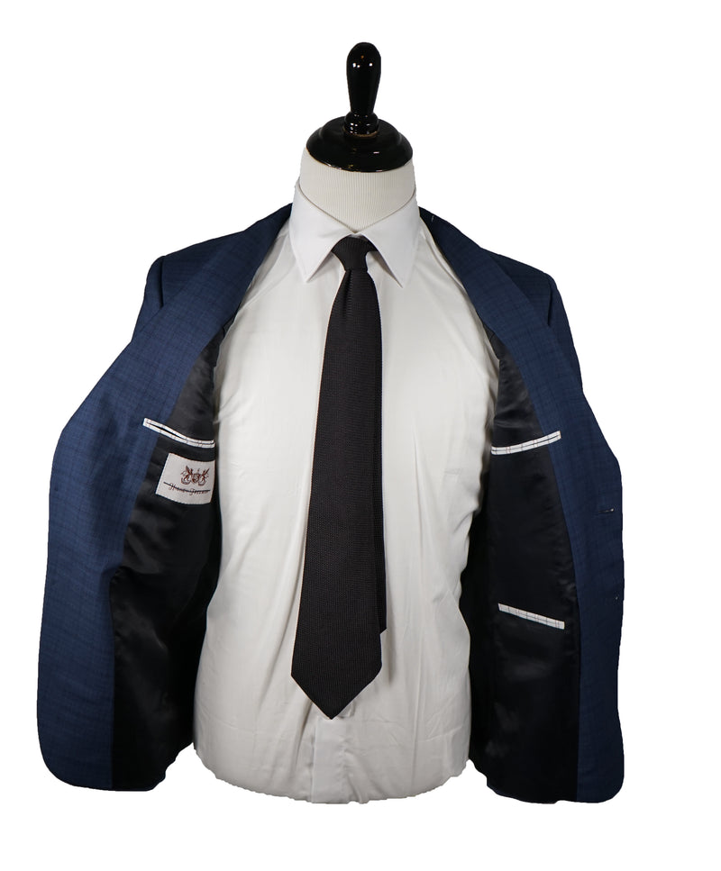 HICKEY FREEMAN - Blue Bold Plaid Wool Suit “Milburn II" - 40S