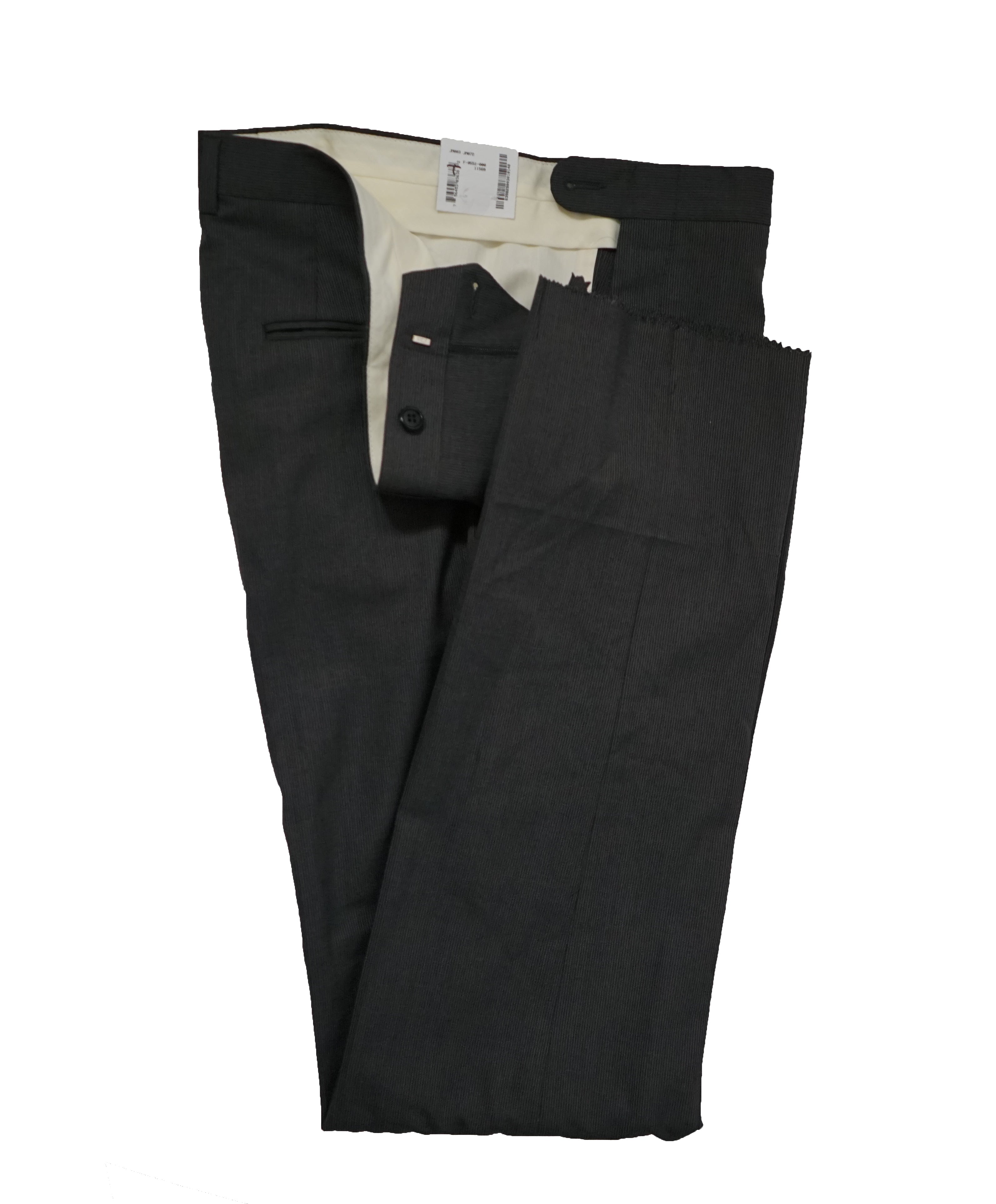 HICKEY FREEMAN - Gray Micro Striped Wool Suit “Milburn II" - 40R
