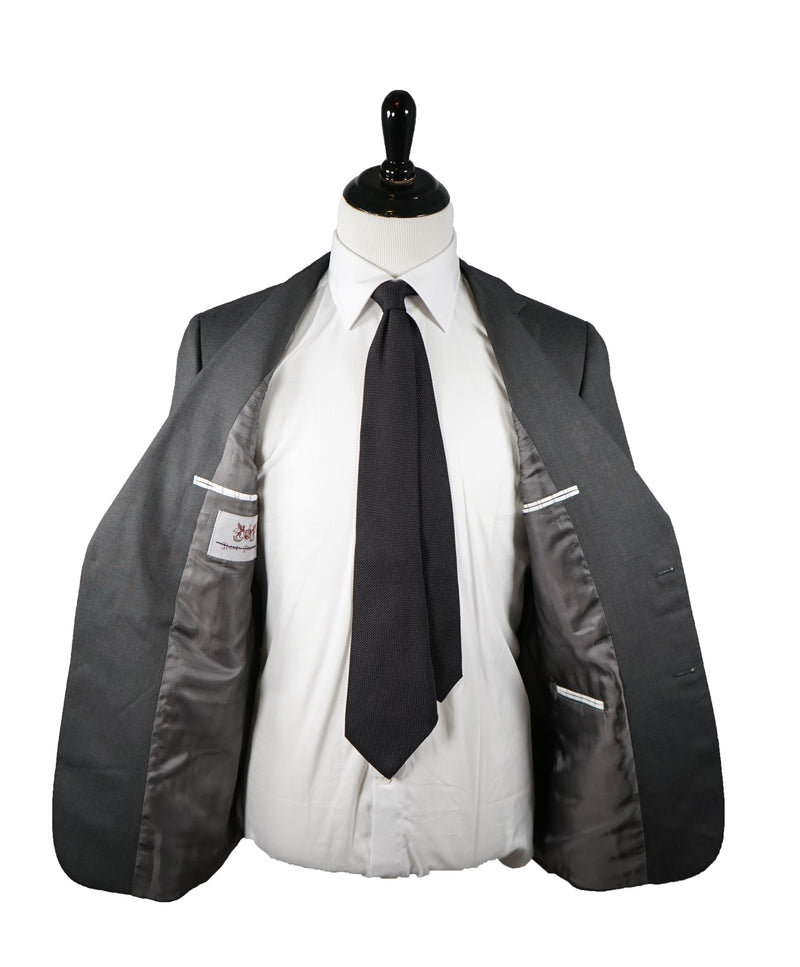 HICKEY FREEMAN - Gray Micro Striped Wool Suit “Milburn II" - 40R