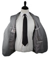 HICKEY FREEMAN - Gray With Tonal Chalk Stripe 2-Button Suit - 42R