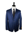 HICKEY FREEMAN / LORO PIANA - 150’s Fabric Blue Fine Stripe Suit - 42R