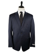 HICKEY FREEMAN - Classic Navy Blue Solid Suit - 46R