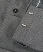 HUGO BOSS - “Leenon" Gray Micro Check Plaid Slim Dress Pants - 38W