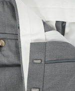 HUGO BOSS - “Grand/Central US" Gray Micro Check Slim Cotton Dress Pants - 38W