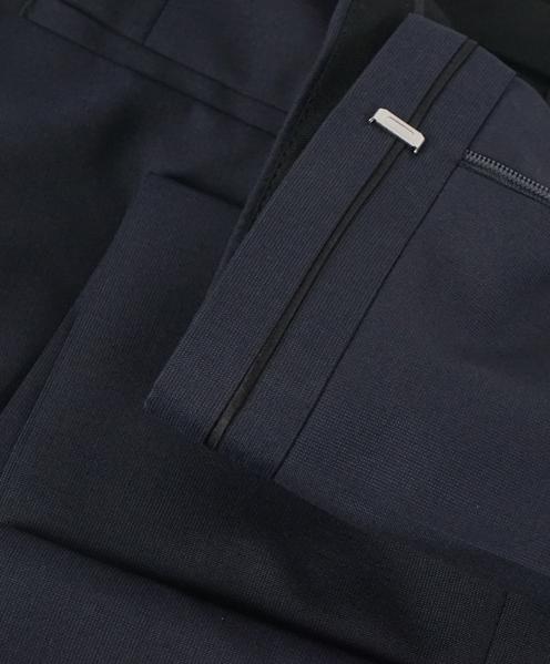 HUGO BOSS - Wide Shawl Collar Satin tipped 1-Button Blue Tuxedo Suit SILK - 42R