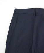HUGO BOSS - Navy Tonal Stripe “Huge4/Genius3”  Flat Front Dress Pants - 32W