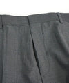 HUGO BOSS - Gray Herringbone “Adanz/Weyll/Hamen1” Flat Front Dress Pants- 36W