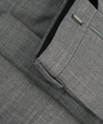 HUGO BOSS - Gray Melange “Astian/Hets” Flat Front Dress Pants - 31W