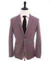 HUGO BOSS - Linen/Cotton Blend Blazer Red/White/Blue Melange Weave - 38R