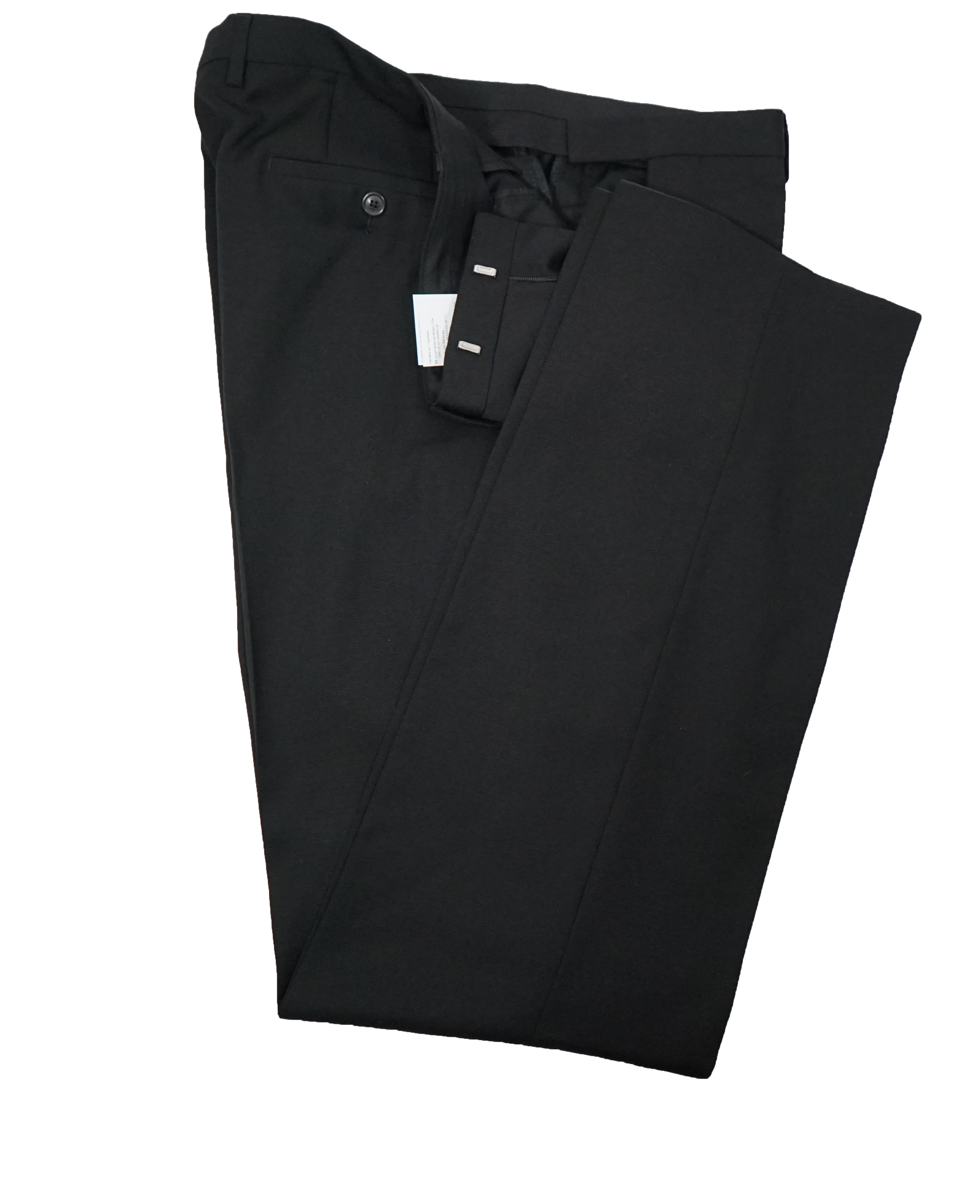 HUGO BOSS - The Grand/Central Black Textured Fabric 2-Button Suit - 44L