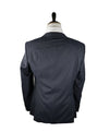 HUGO BOSS - Blue & Gray Basket Weave Suit Super 120’s - 42R
