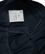 HUGO BOSS - Blue Micro Check Flat Front Dress Pants - 36W