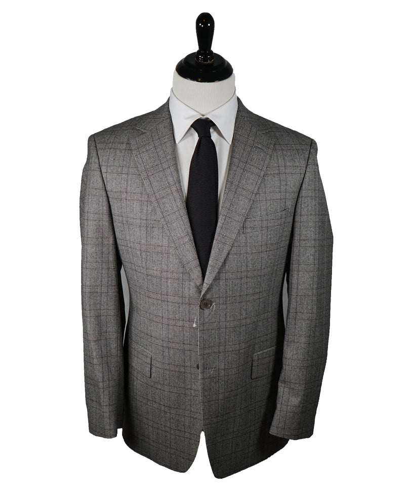 HUGO BOSS - Bold Prince of Wales Check Flannel Wool Blazer - 40L