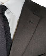 HUGO BOSS - Brown Micro Stripe Suit W Genuine Horn Buttons -  42R