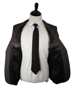 HUGO BOSS - Burgundy & Gray Unique Plaid Check Slim Suit - 40R