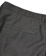 HUGO BOSS - Slim Flat Front Wool Gray Textured Fabric Dress Pants - 39W