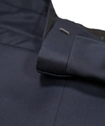 HUGO BOSS - Slim Flat Front Wool Navy Fabric Dress Pants - 31W