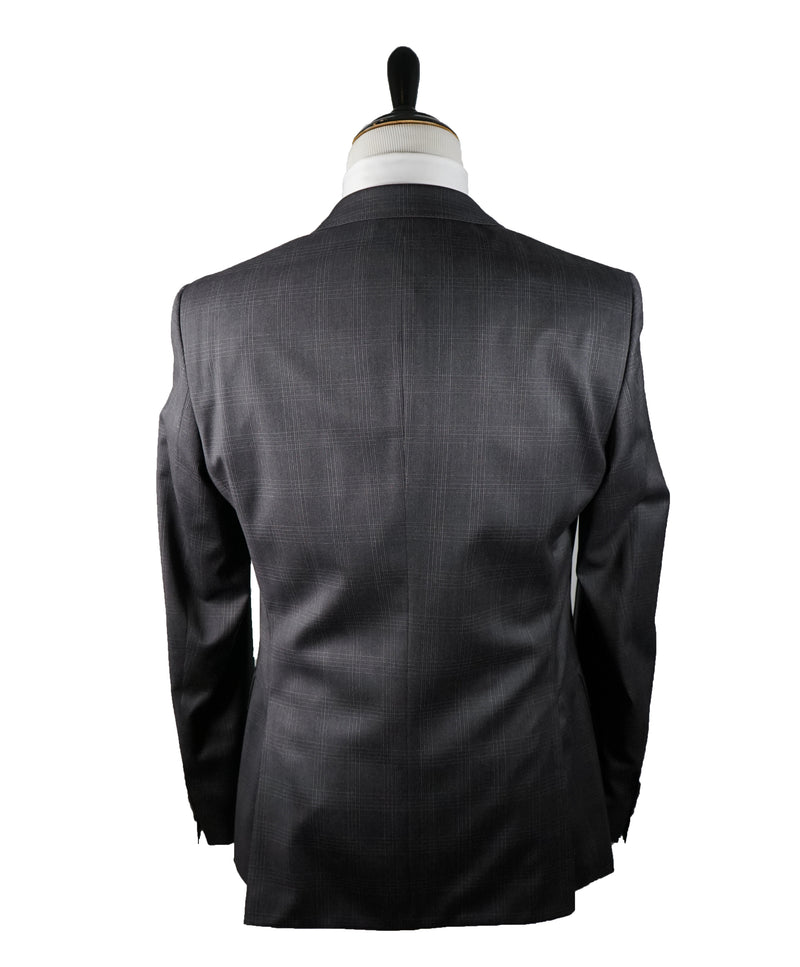 HUGO BOSS - Gray Bold Plaid Super 100 Suit Huge4/Genius3 - 40R