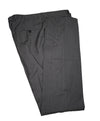 HUGO BOSS - Gray Herringbone Flat Front Dress Pants - 37W