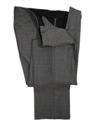 HUGO BOSS - HUGO Slim Super 110 Marzotto Italy Fabric Gray Textured Suit - 36R