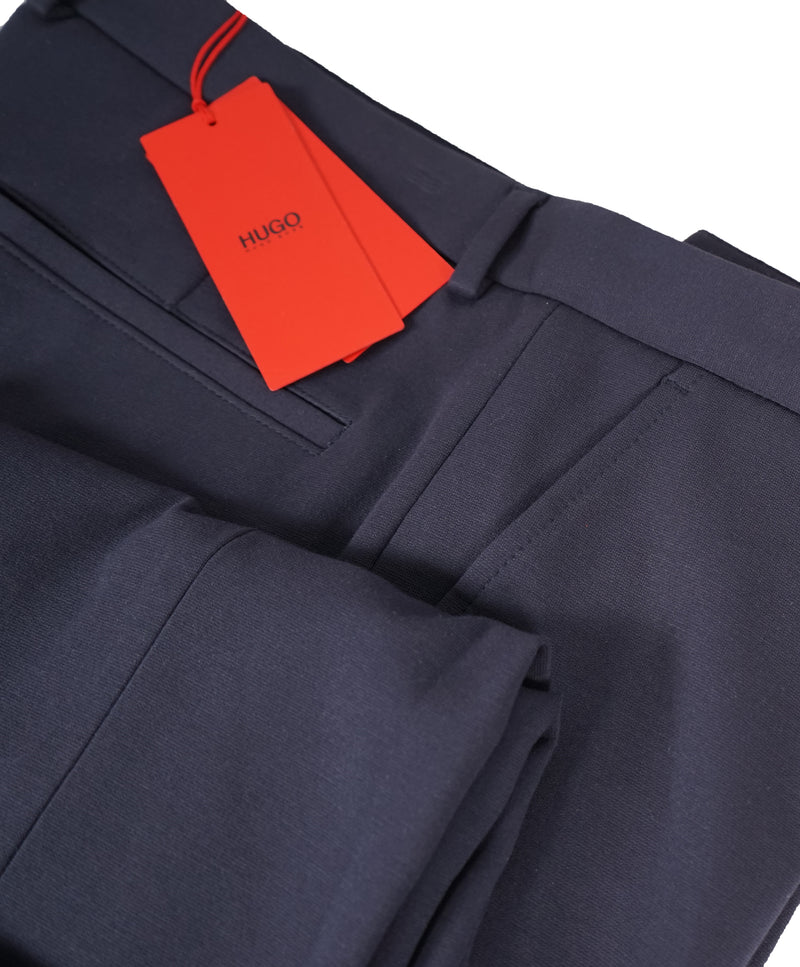 HUGO BOSS - Hugo “Heldor1” Blue Dress Flat Front Sweatpants Rare - 36W