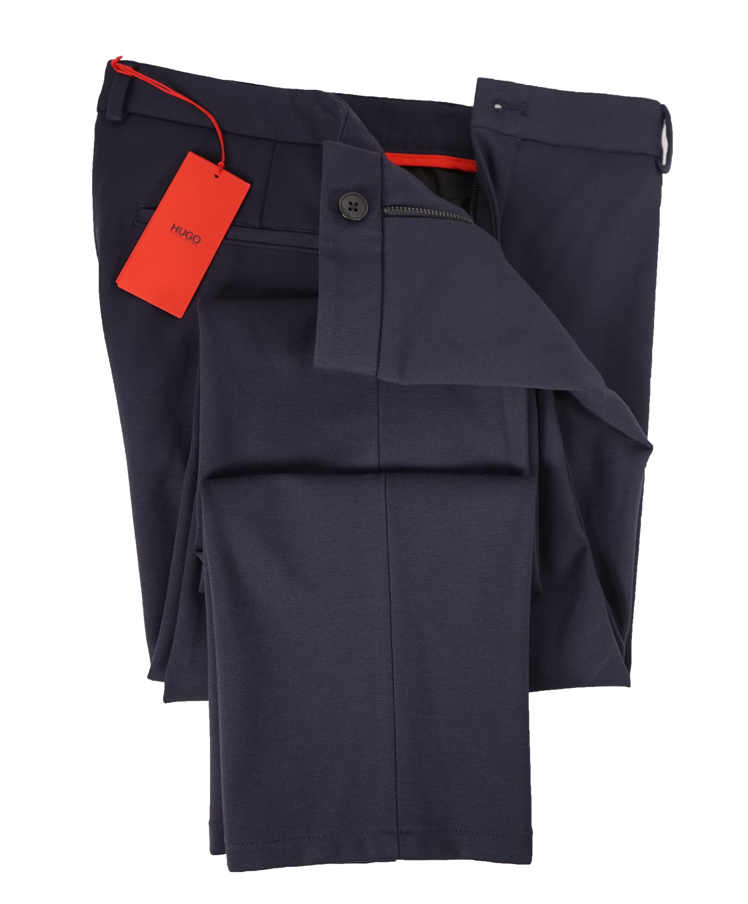HUGO BOSS Hugo Heldor1 Blue Dress Flat Front Sweatpants Rare