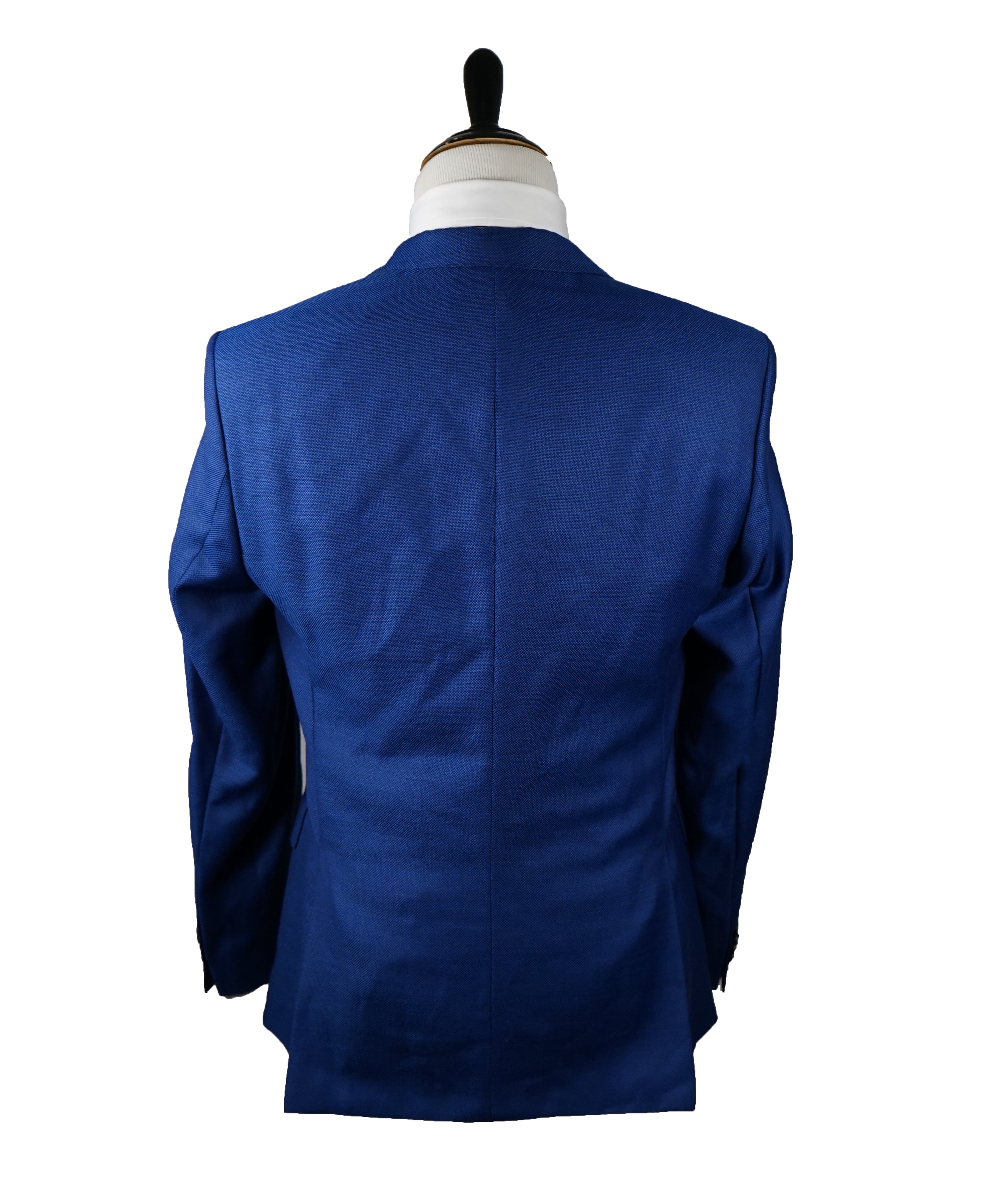 HUGO BOSS - “Hutch5” Cobalt Blue Birdseye Blazer DRAGO Fabric- 40R