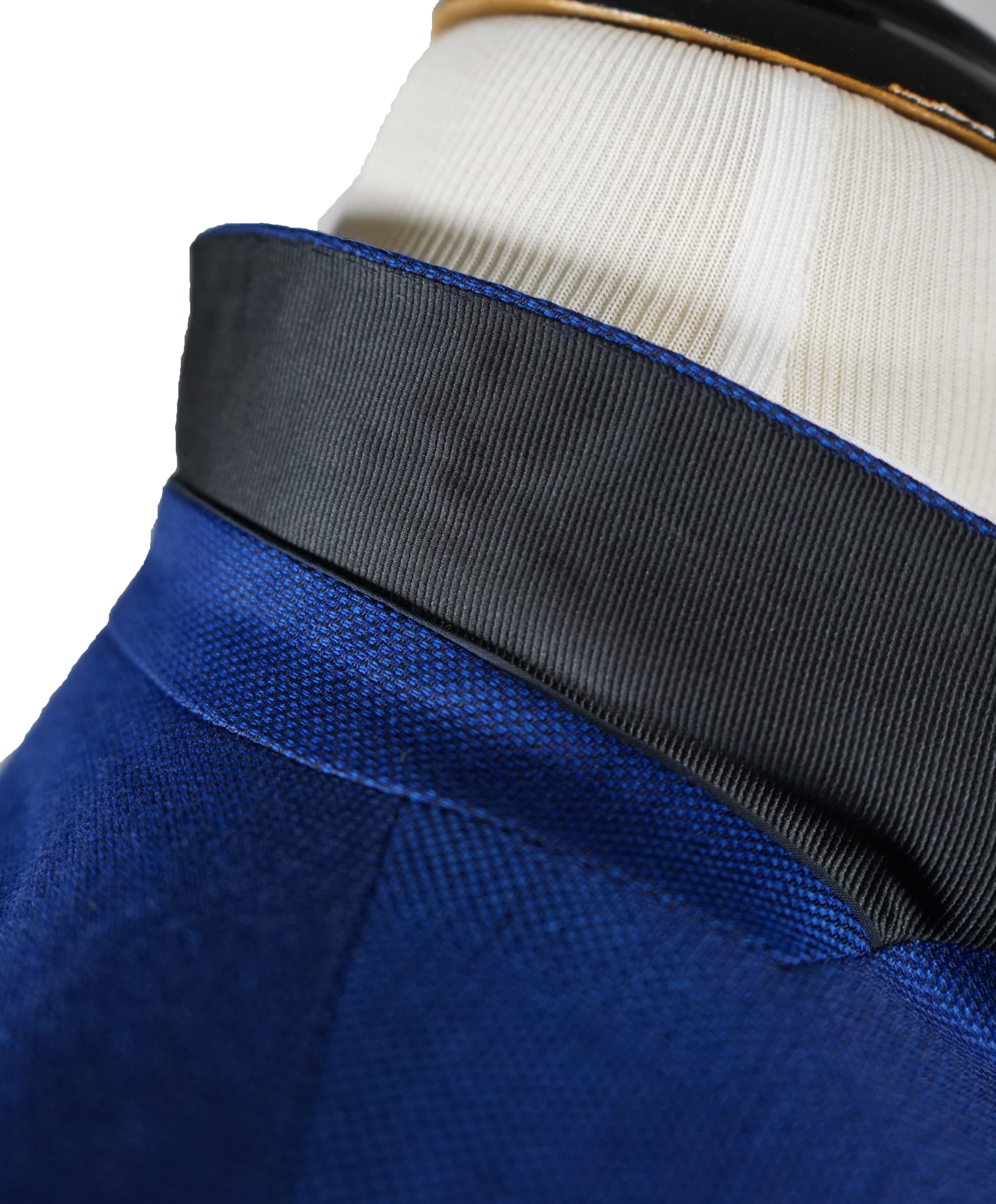 HUGO BOSS - “Hutch5” Cobalt Blue Birdseye Blazer DRAGO Fabric- 40R