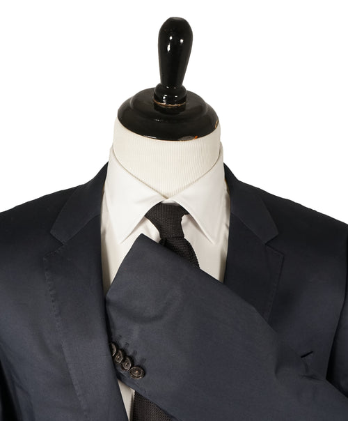 HUGO BOSS - Navy “Stretch” Cotton & Elastane Summer Suit - 44L