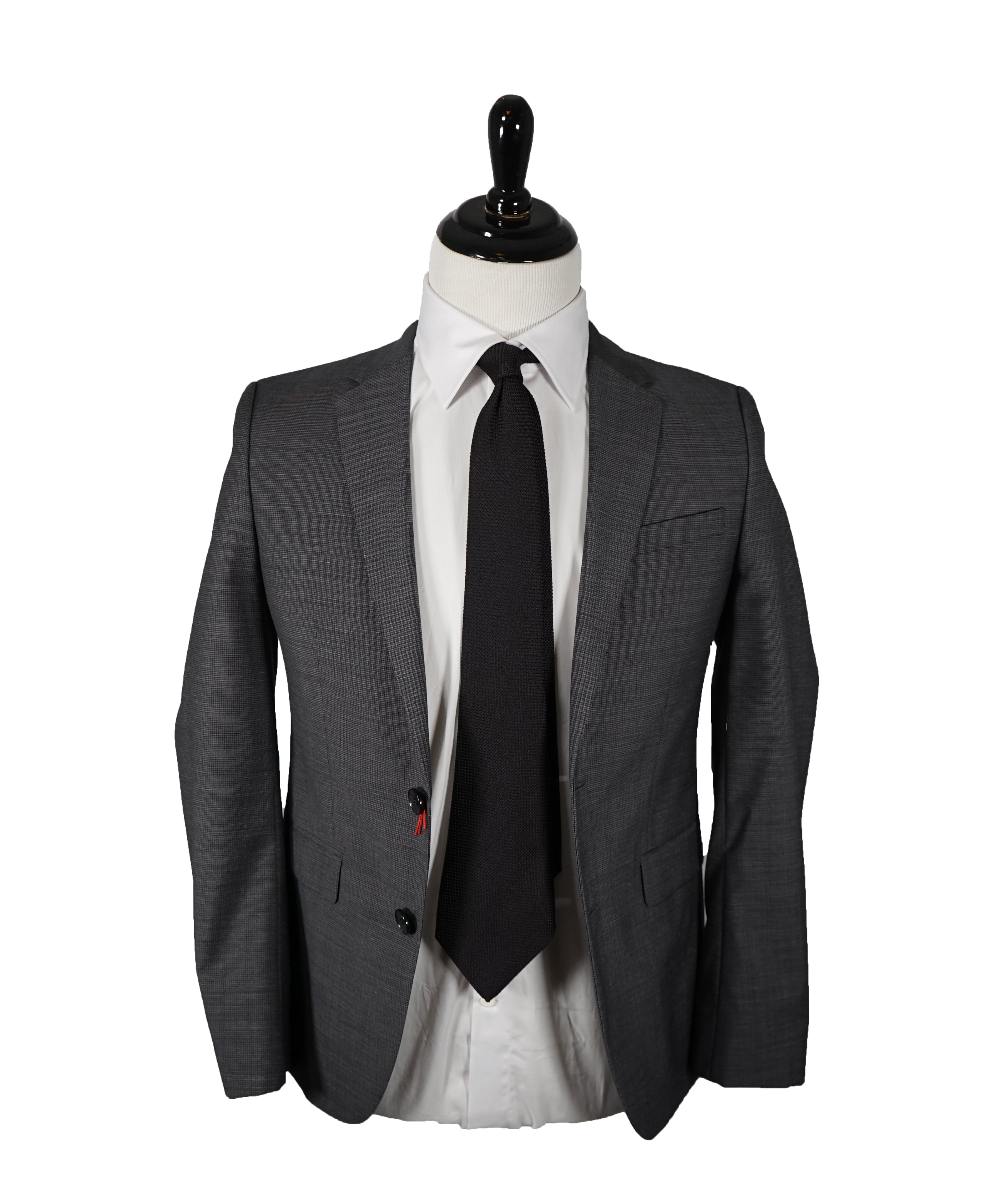 HUGO BOSS - Notch Lapel Microcheck Suit - 34R