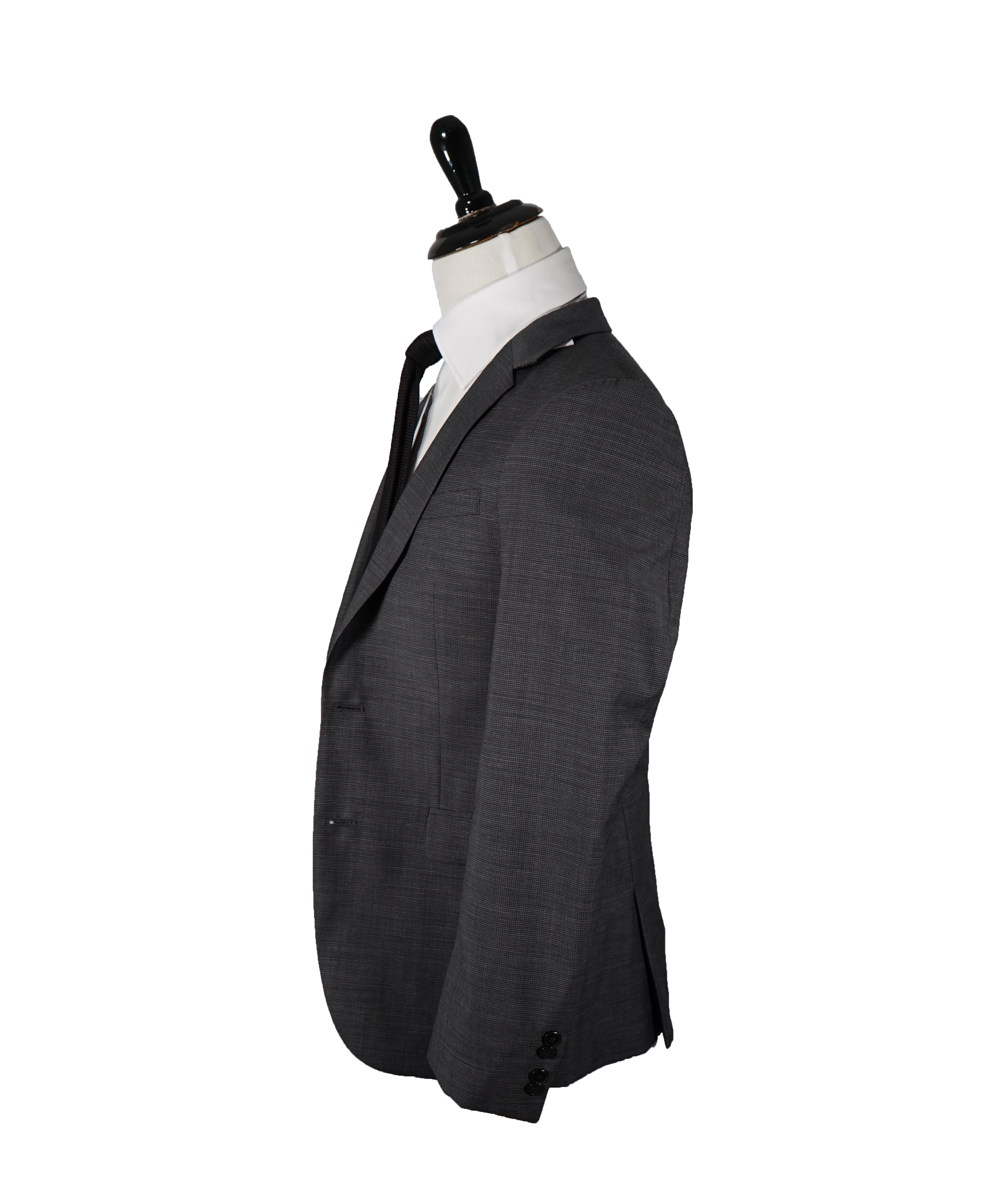 HUGO BOSS - Notch Lapel Microcheck Suit - 34R