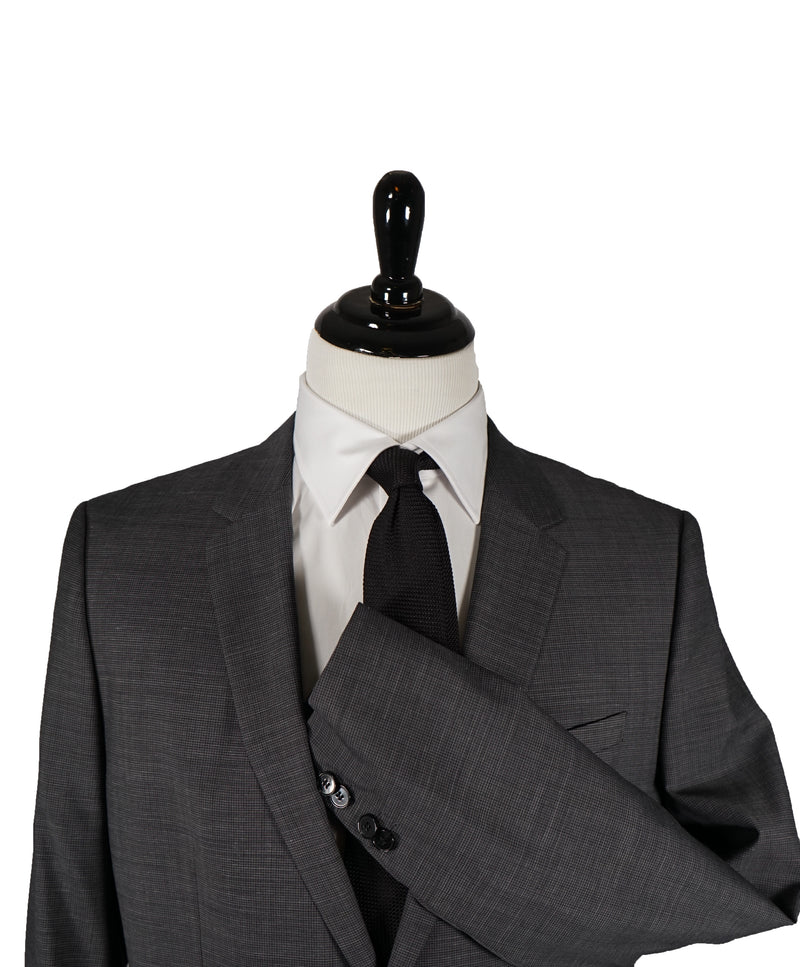 HUGO BOSS Notch Lapel Microcheck Suit 44R Luxe Hanger