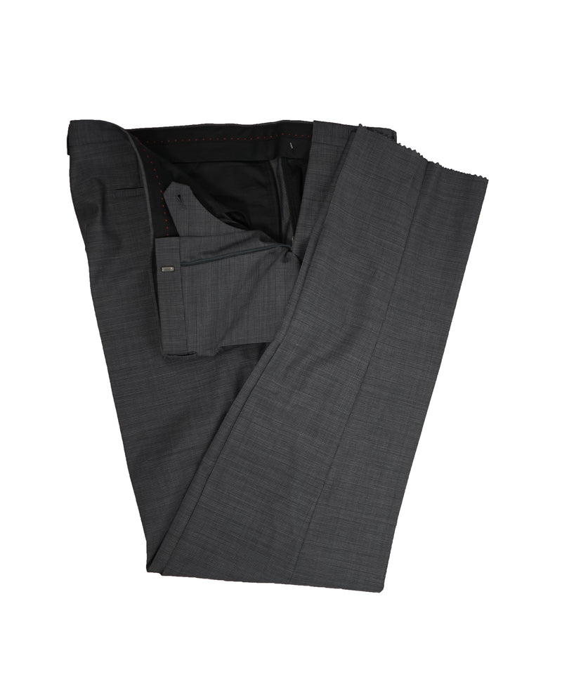 HUGO BOSS - Notch Lapel Microcheck Suit - 44R