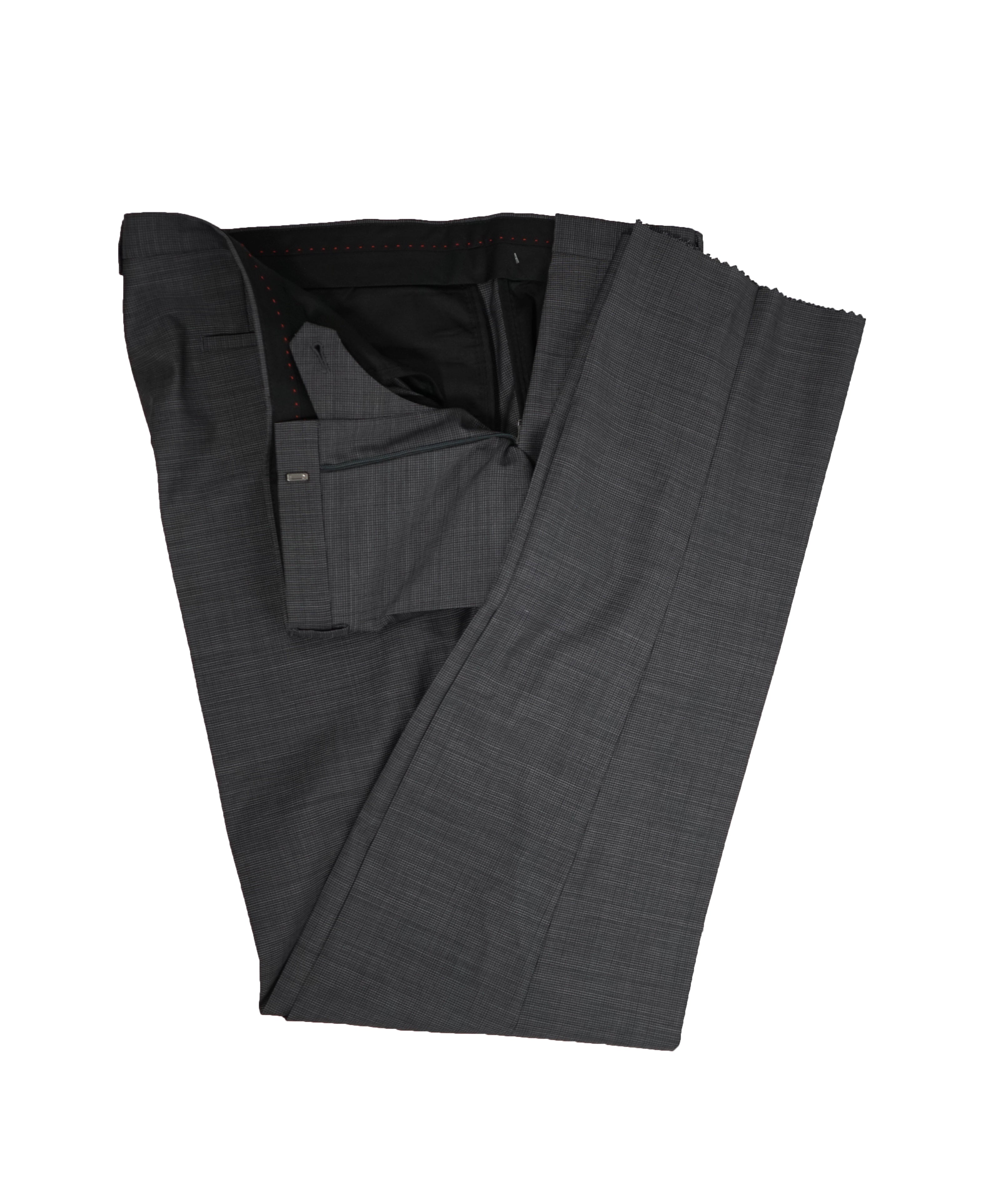 HUGO BOSS - Notch Lapel Microcheck Suit - 34R