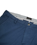 HUGO BOSS - “Rice1-D” Medium Blue Slim Cotton Casual Pants - 34W