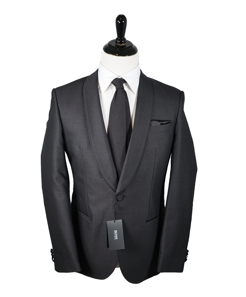 HUGO BOSS - Shawl Collar Satin tipped 1-Button Tuxedo Suit - 46R